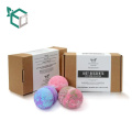 Common Use Kraft Paper Packaging Bath Bomb Set Pack